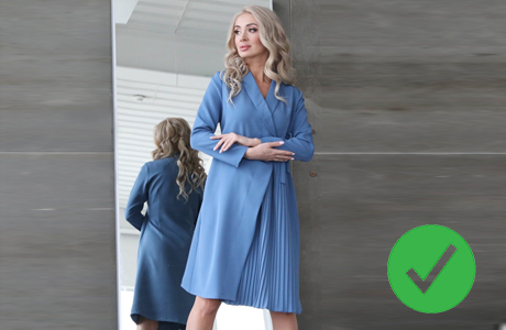 Платье с запахом