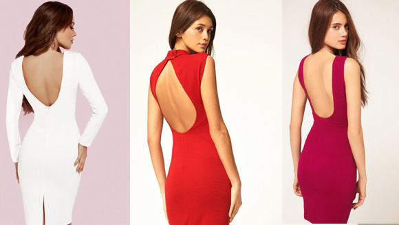 Платья с открытой спиной до талии