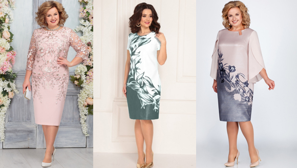 Платье-футляр прямого кроя