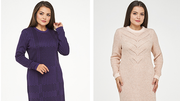 Платья из шерсти