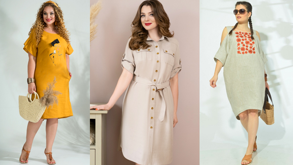 Платья из натуральных тканей