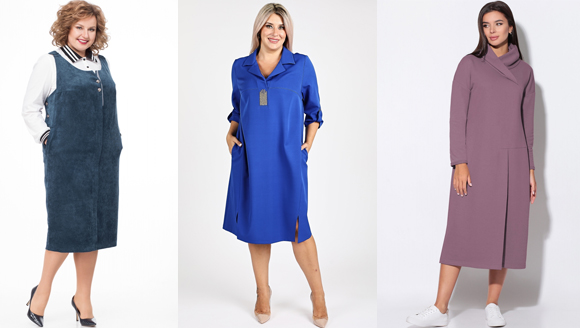 Прямое платье.