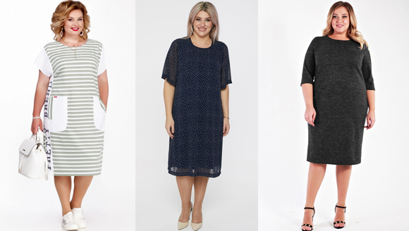 платья прямого кроя