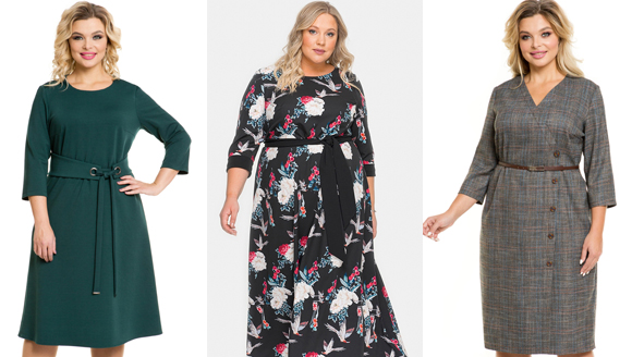 платья с акцентом на талии