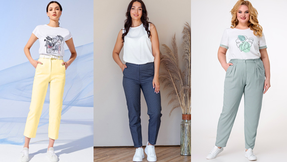 прямые женские брюки