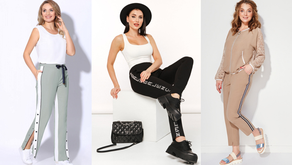 брюки с лампасами