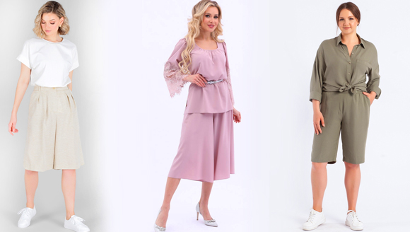 шорты ниже колена