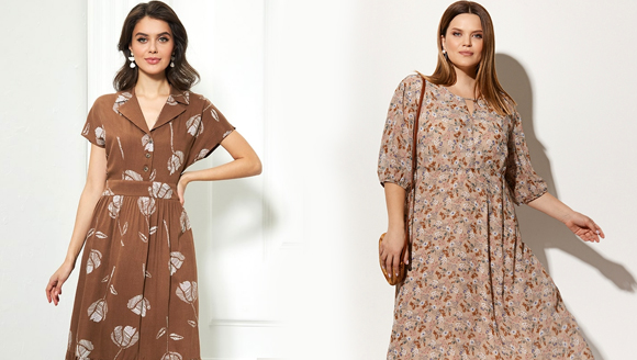 Платья с цветочным принтом