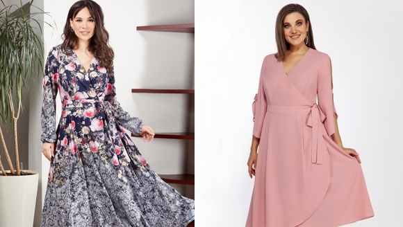 Платья с запахом