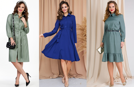 платья-рубашки в романтическом стиле