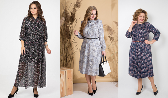 Платья с принтом
