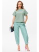 Брючный костюм артикул: 1090 мята от Anastasia - вид 10