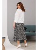 Юбочный костюм артикул: 1197 белый/принт от Anastasia - вид 2