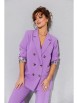 Брючный костюм артикул: 1155.1 лавандовый от Anastasia - вид 7