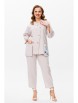 Брючный костюм артикул: 1202 пудровый от Anastasia - вид 6