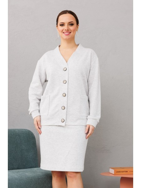 1195 серый меланж