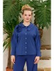 Блузка артикул: 1204 синий от Anastasia - вид 5
