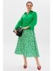 Юбочный костюм артикул: 1198 зеленый/принт от Anastasia - вид 1