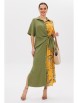 Платье артикул: 1203 олива+принт от Anastasia - вид 3