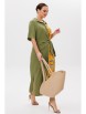 Платье артикул: 1203 олива+принт от Anastasia - вид 14