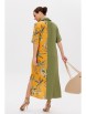 Платье артикул: 1203 олива+принт от Anastasia - вид 4