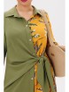 Платье артикул: 1203 олива+принт от Anastasia - вид 6