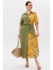 Платье артикул: 1203 олива+принт от Anastasia - вид 8