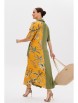 Платье артикул: 1203 олива+принт от Anastasia - вид 9
