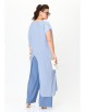Брючный костюм артикул: 1100.2 голубой от Anastasia - вид 2