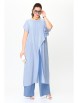 Брючный костюм артикул: 1100.2 голубой от Anastasia - вид 3