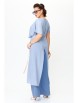 Брючный костюм артикул: 1100.2 голубой от Anastasia - вид 4