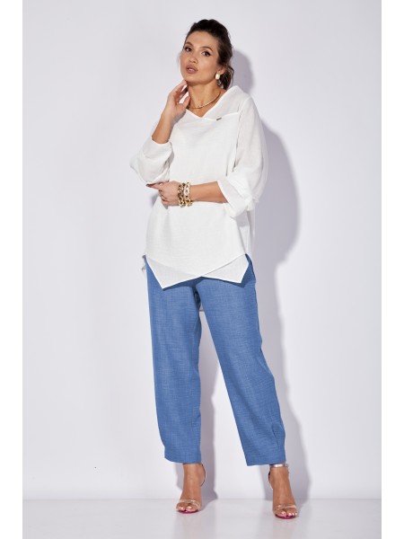 1101 белый/деним