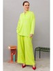 Брючный костюм артикул: 1209 лаймовый от Anastasia - вид 4