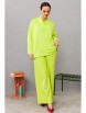 Брючный костюм артикул: 1209 лаймовый от Anastasia - вид 10