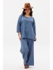Брючный костюм артикул: 1213 деним от Anastasia - вид 3
