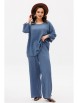 Брючный костюм артикул: 1213 деним от Anastasia - вид 4