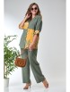 Брючный костюм артикул: 1216 олива от Anastasia - вид 5
