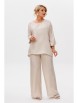 Брючный костюм артикул: 1228 жемчужный от Anastasia - вид 11