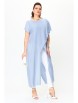 Брючный костюм артикул: 1100.3 голубой/белый от Anastasia - вид 3