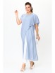 Брючный костюм артикул: 1100.3 голубой/белый от Anastasia - вид 1