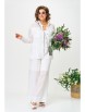 Брючный костюм артикул: 1239 белый от Anastasia - вид 21