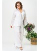 Брючный костюм артикул: 1239 белый от Anastasia - вид 23