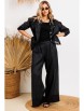 Брючный костюм артикул: 1239 черный от Anastasia - вид 30