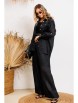Брючный костюм артикул: 1239 черный от Anastasia - вид 34