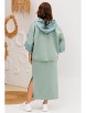 Юбочный костюм артикул: 1224 мята от Anastasia - вид 2