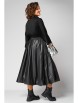 Юбочный костюм артикул: 1283 черный от Anastasia - вид 2