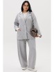 Брючный костюм артикул: 1299 серый меланж от Anastasia - вид 9