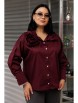 Блузка артикул: 1204.2 бордо от Anastasia - вид 5