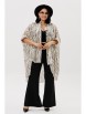 Брючный костюм артикул: 1260.2 молочный/черный от Anastasia - вид 7