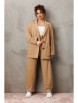 Брючный костюм артикул: 1299 песочный от Anastasia - вид 5